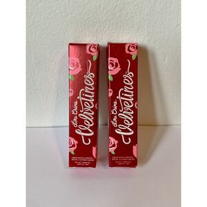 2X Lime Crime Velvetines Liquid Matte Lipstick Cashmere Vegan NIB Discontinued